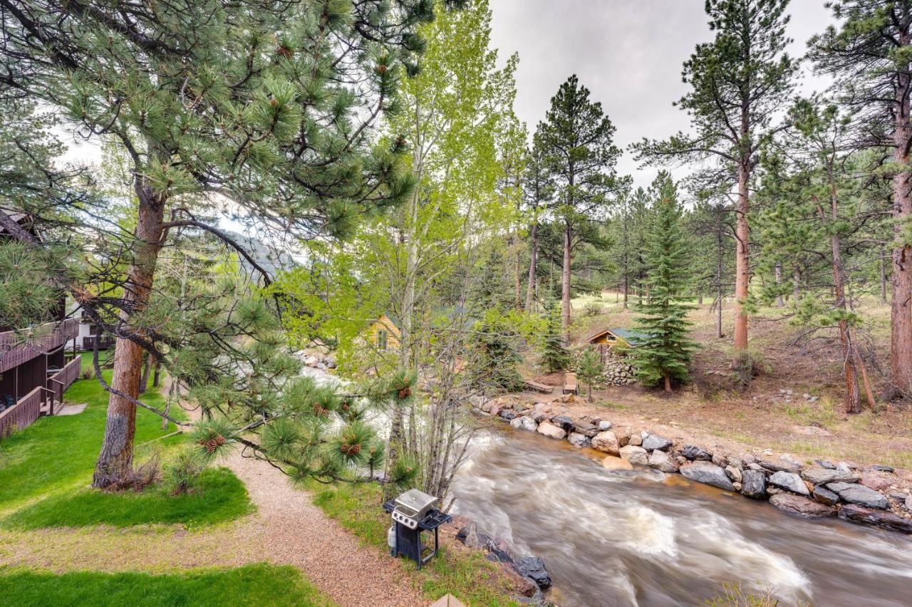 Estes Park Condo Rental Balcony With River Views! Exterior foto
