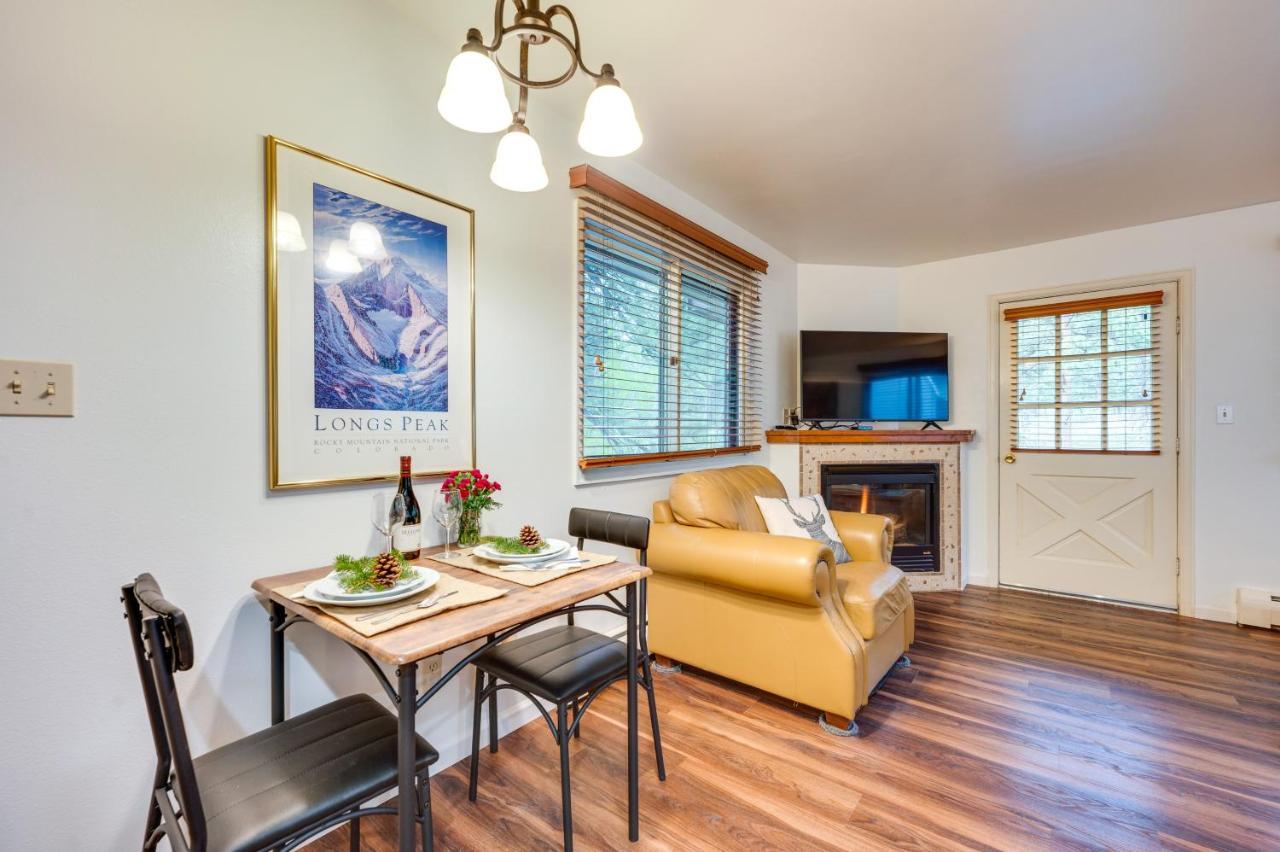 Estes Park Condo Rental Balcony With River Views! Exterior foto